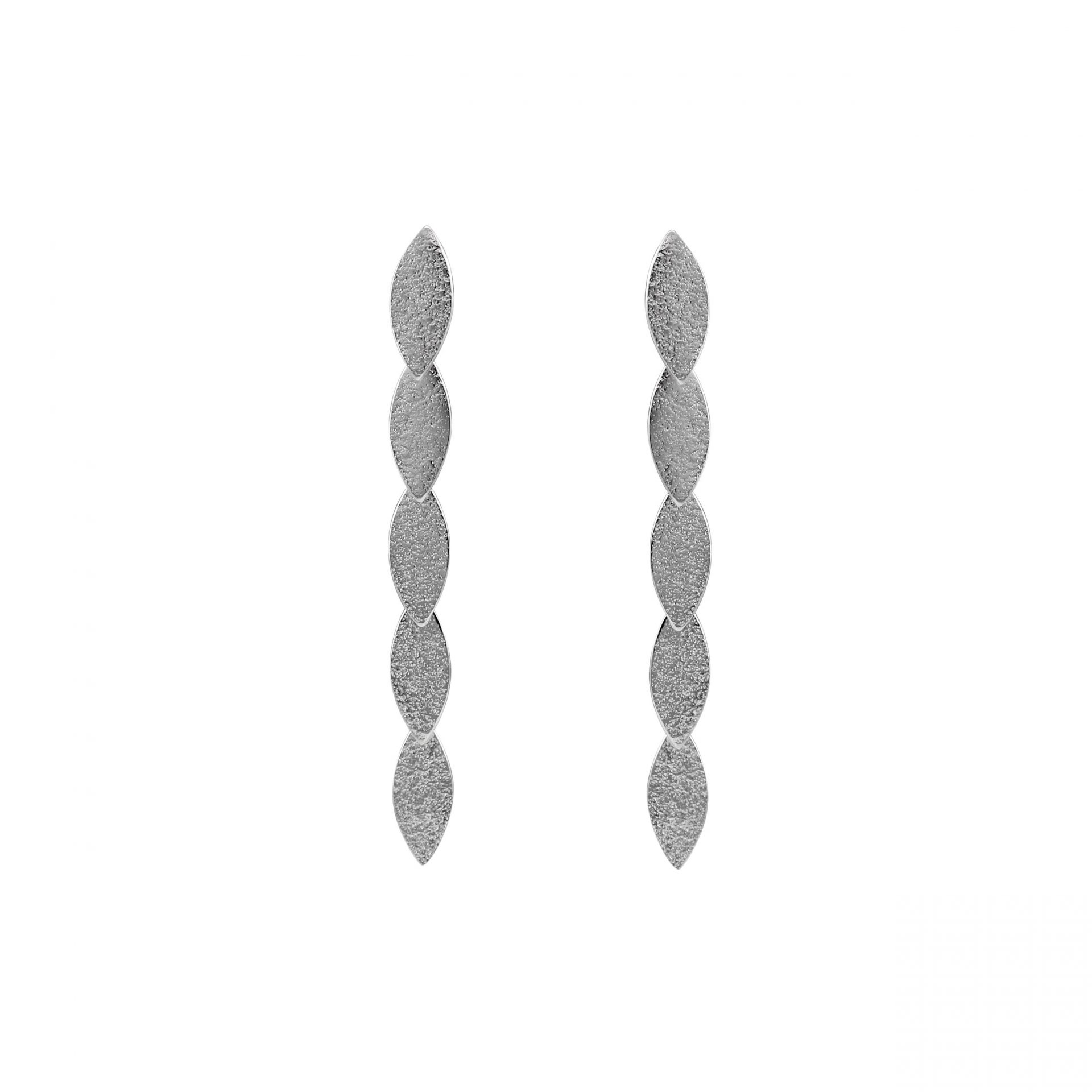 Icarus silver align earrings