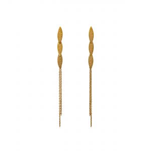 Icarus golden tassel earrings