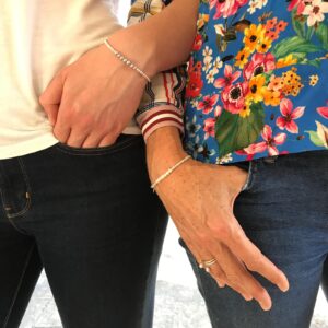 Grey cord friendship bracelet - Image 3