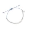 Grey cord friendship bracelet