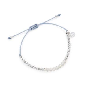 Grey cord friendship bracelet