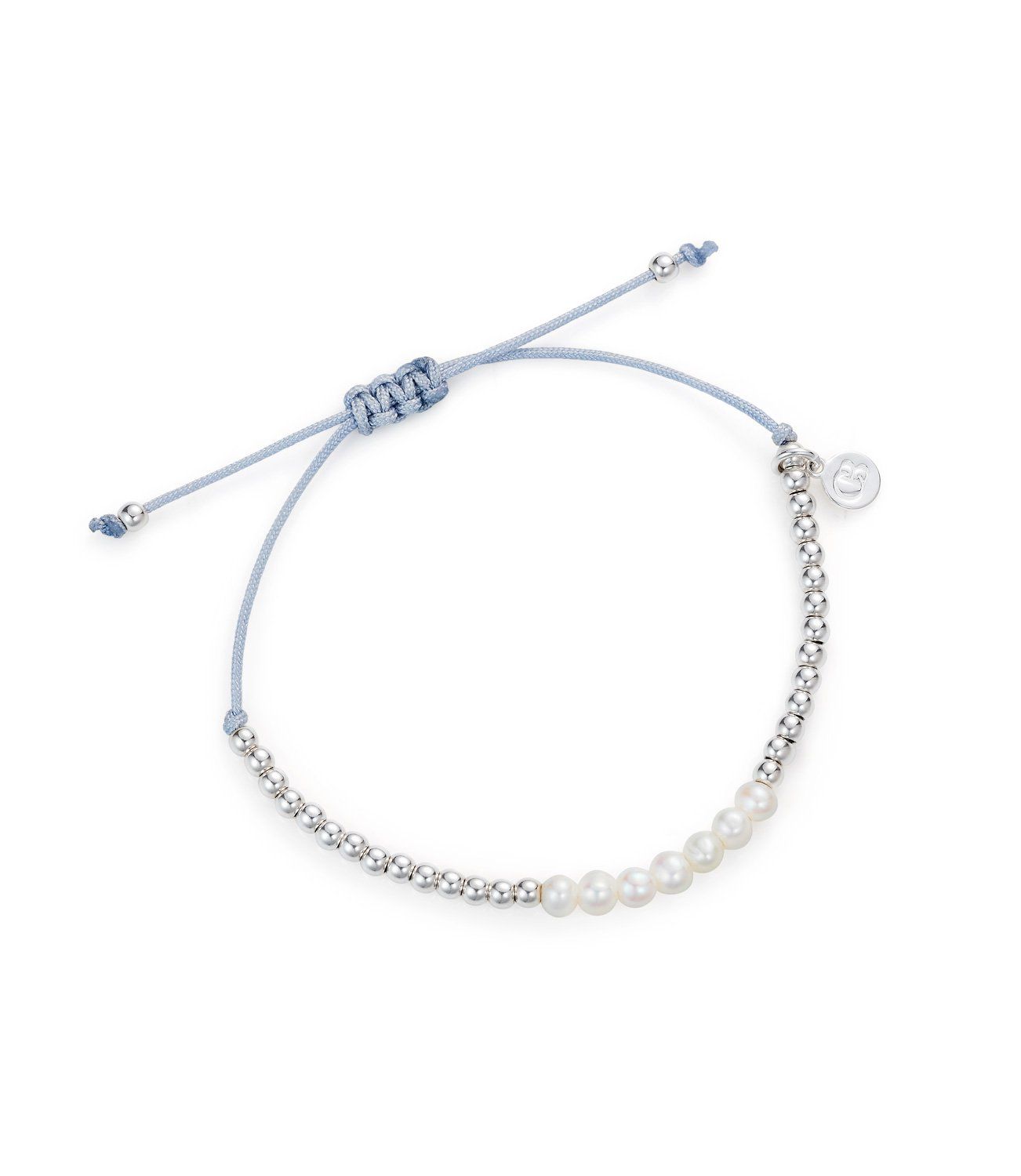 Grey cord friendship bracelet