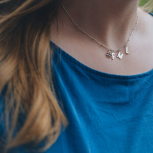 Alternative view of #FML necklace