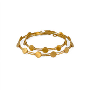 Paillette vermeil wrap choker
