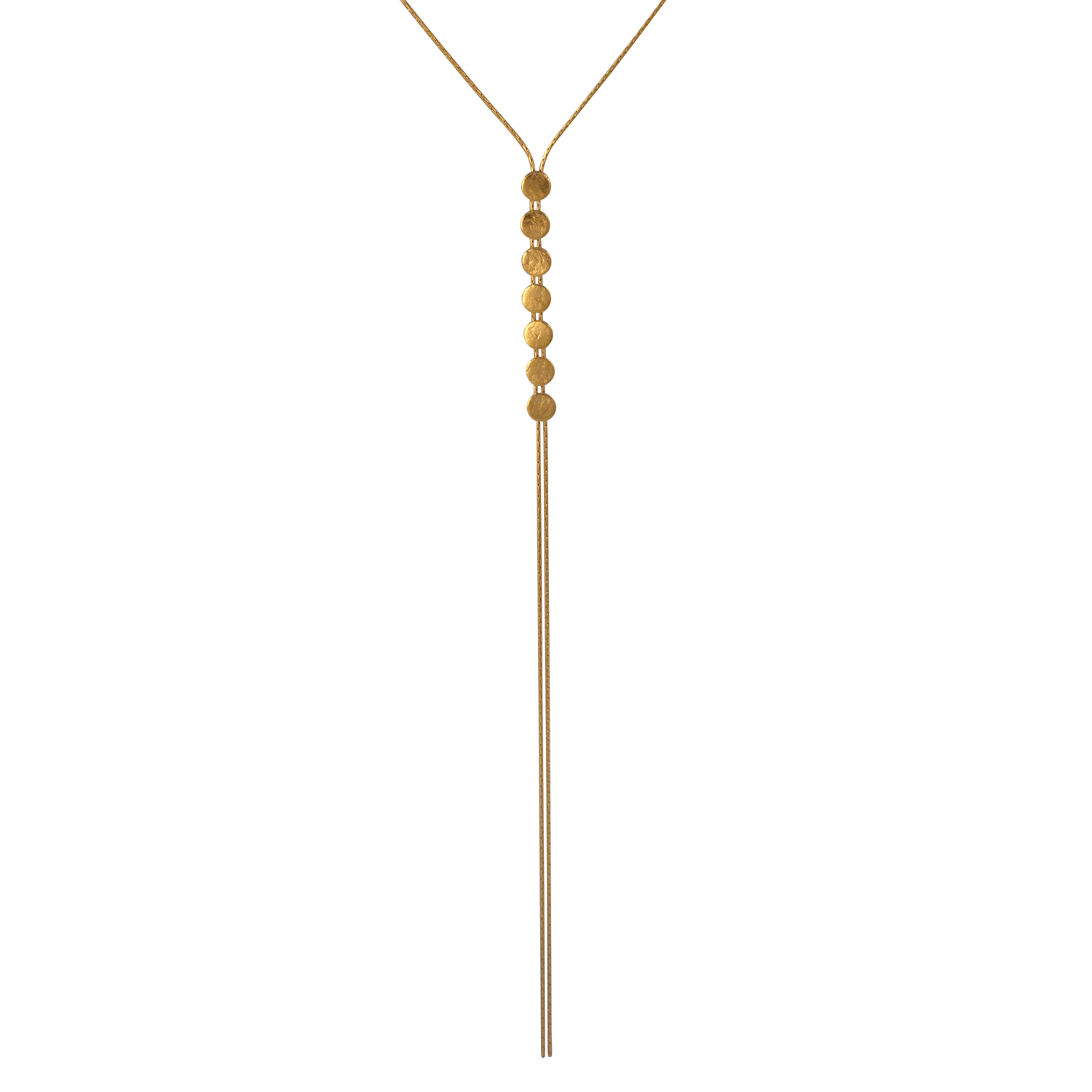 Paillette vermeil lariat - Image 2