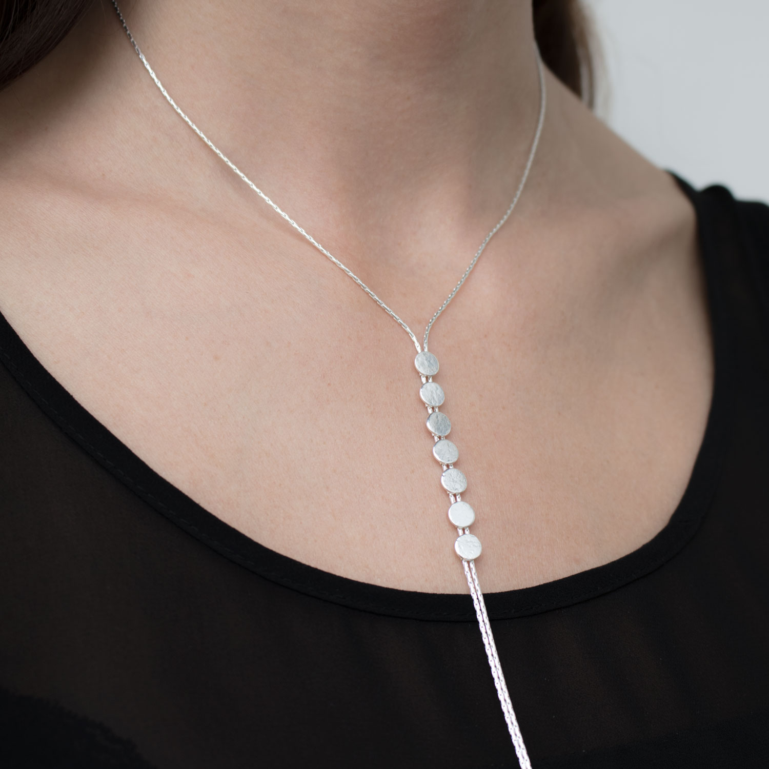 Paillette vermeil lariat - Image 3