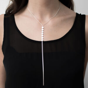 Paillette vermeil lariat - Image 4