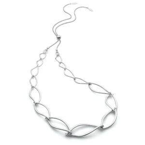 Entwine twist toggle necklace