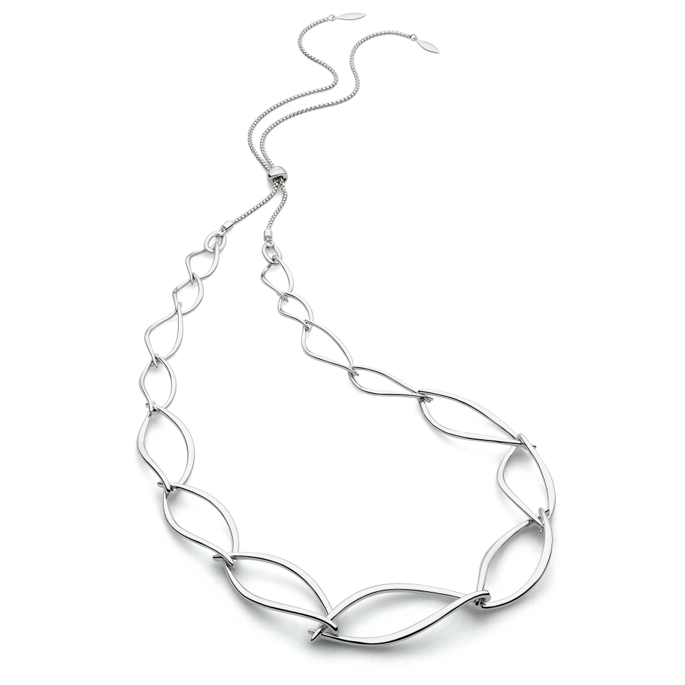 Entwine twist toggle necklace