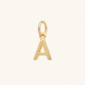 Golden initial pendant - Image 2