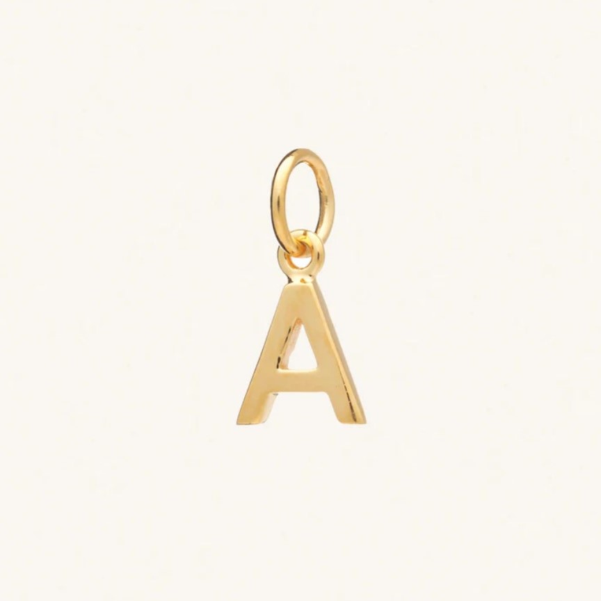 Golden initial pendant - Image 2