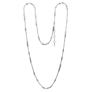 Metropolis cubes long chain necklace