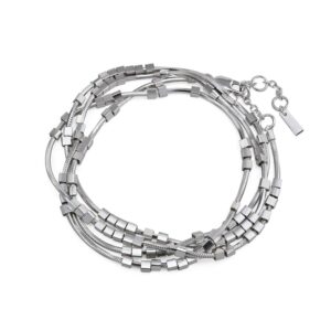 Metropolis cubes long chain necklace - Image 3