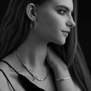 Alternative view of Metropolis cubes bracelet