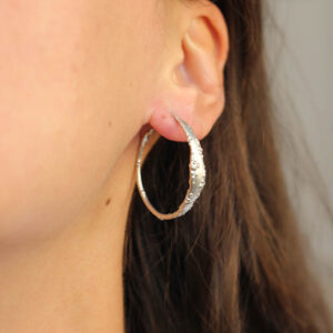 Alternative view of Orno hoop earrings