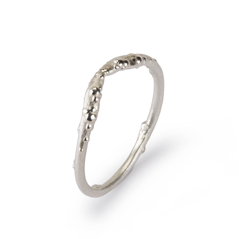 Orno slim v shaped stacking ring