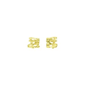 Fragments framework gold square studs