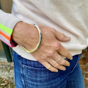 Alternative view of Cube shine bangle