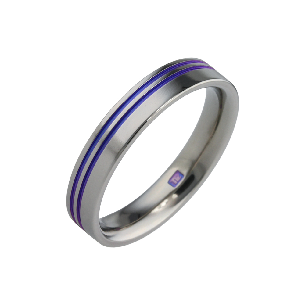 4mm offset grooves ring