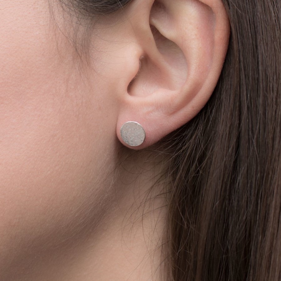 Paillette vermeil medium studs - Image 2