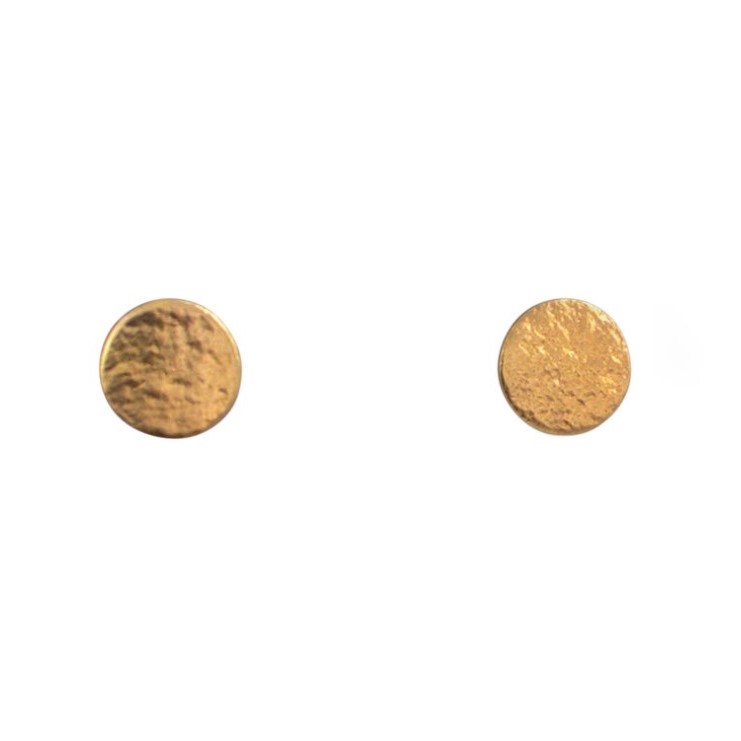 Paillette vermeil medium studs