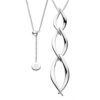 Entwine trio link necklace