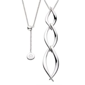Entwine trio link necklace