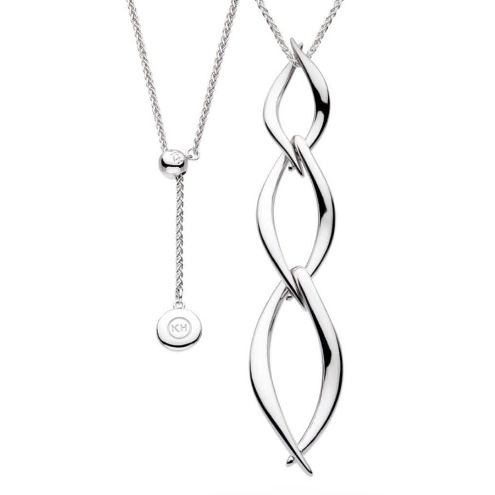 Entwine trio link necklace