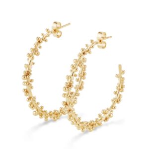 Granulated large hoops