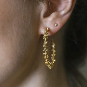 Granulated large hoops - Image 3