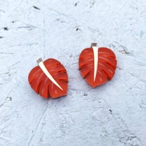 Monstera studs - Image 4