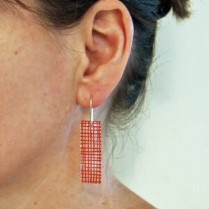 Grid drop earrings - Image 2