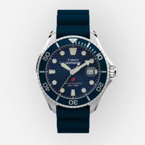 Deep water meridian blue watch
