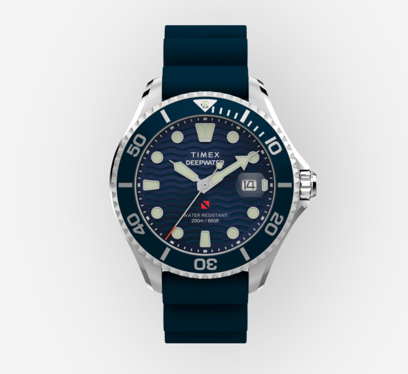 Deep water meridian blue watch