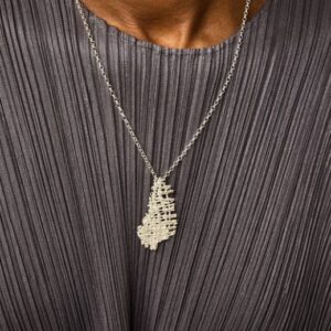 Fragments silver pendant - Image 3