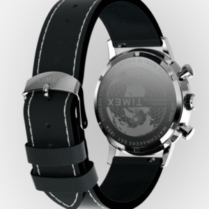 Alternative view of Marlin chronograph leather strap watch
