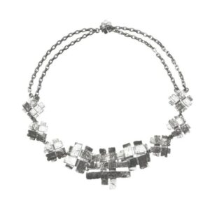 Unravelled strong weave necklace