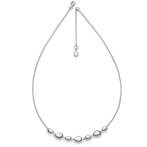 Coast pebbles linking necklet