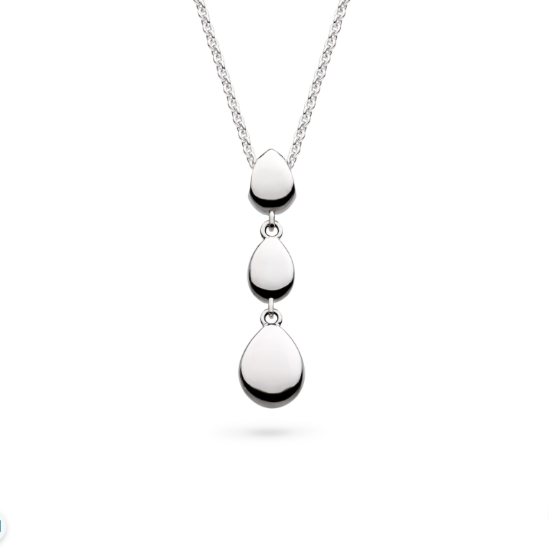 Coast pebbles triple drop necklace