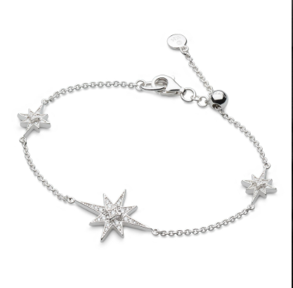 North Star celeste slider bracelet