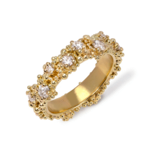 Whirlpool diamond ring