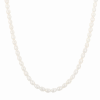 Golden pearl necklace