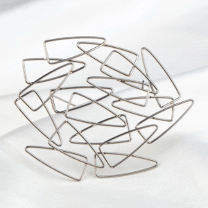 Scatter triangle brooch