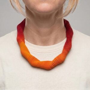 Alternative view of Strata statement necklace