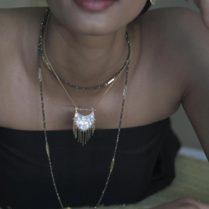 Alternative view of Raw diamond Timi necklace